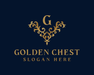 Golden Ornament Luxury logo design