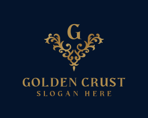 Golden Ornament Luxury logo design