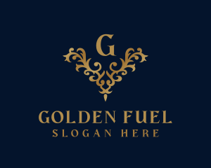 Golden Ornament Luxury logo design