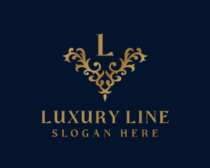 Golden Ornament Luxury logo design