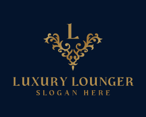 Golden Ornament Luxury logo design