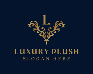 Golden Ornament Luxury logo design