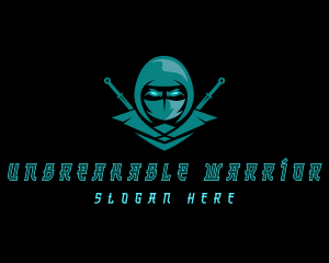 Ninja Warrior Assasin logo design