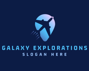 Travel Plane Tour logo design