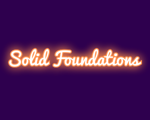 Orange Neon Sign logo