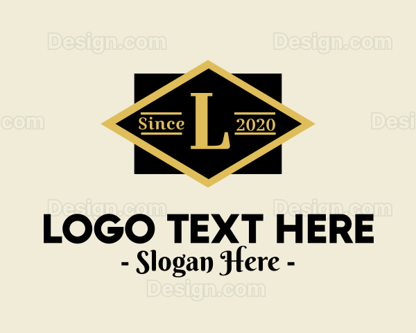 Classic Geometric Lettermark Logo