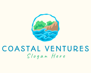 Natural Water Trees logo design