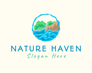 Natural Water Trees logo design