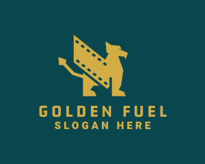 Golden Griffin Film  logo design