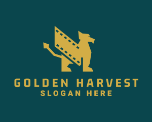 Golden Griffin Film  logo design