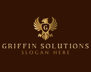 Luxury Griffin Crest logo design