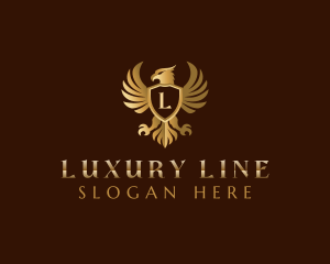 Luxury Eagle Asset logo design