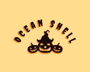 Halloween Spooky Pumpkin Logo