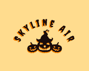 Halloween Spooky Pumpkin Logo