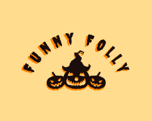 Halloween Spooky Pumpkin logo