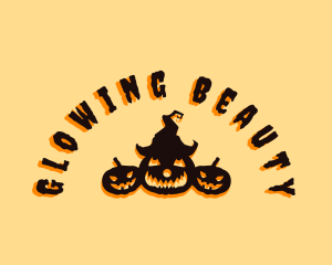 Halloween Spooky Pumpkin logo