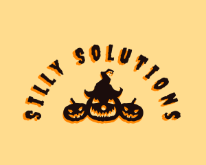 Halloween Spooky Pumpkin logo design