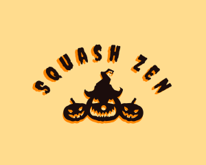 Halloween Spooky Pumpkin logo design