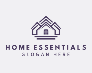 Roof Home Subdivision logo design