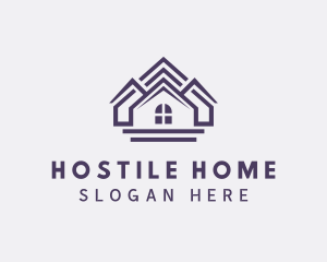 Roof Home Subdivision logo design