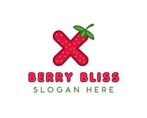 Berry Fruit Letter X logo
