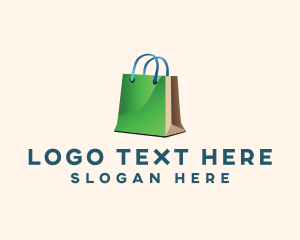 Online Shopping Paper Bag logo