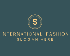 Gold Money Coin logo design