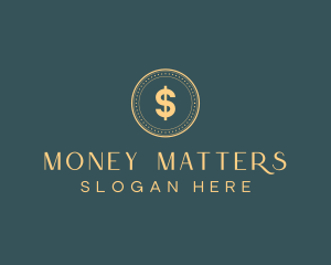 Gold Money Coin logo design