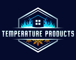 Heating Cooling Temperature logo