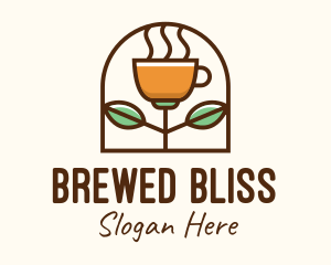 Organic Brewed Coffee logo design