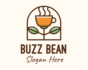 Organic Brewed Coffee logo design