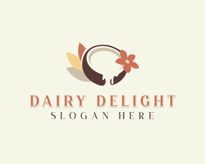 Organic Coconut Milk logo design