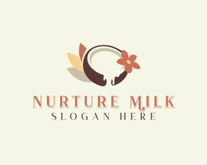 Organic Coconut Milk logo design