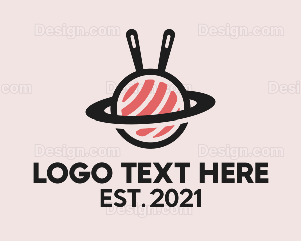 Sushi Orbit Planet Logo