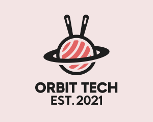 Sushi Orbit Planet  logo design