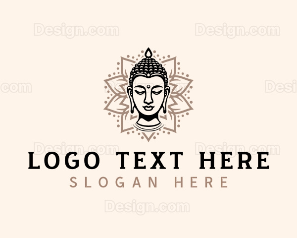 Mandala Buddha Meditation Logo