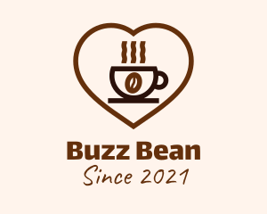 Coffee Cup Love logo design