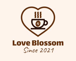 Coffee Cup Love logo design