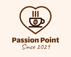 Coffee Cup Love logo design