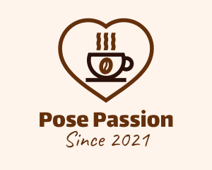 Coffee Cup Love logo design