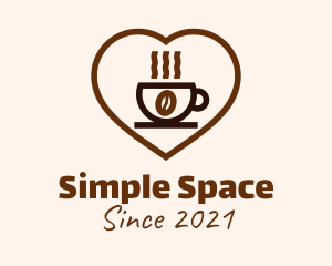 Coffee Cup Love logo design