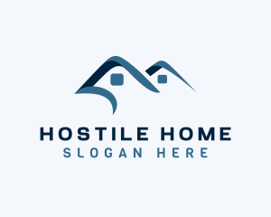 Roof Property Home logo design