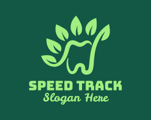 Green Natural Tooth Logo
