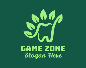 Green Natural Tooth logo