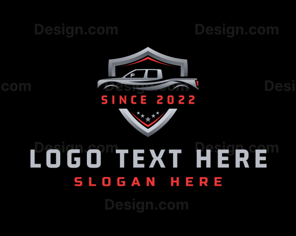 Car Pickup Emblem Logo