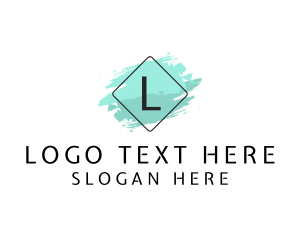 Elegant Paintbrush Fashion logo