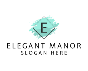 Elegant Paintbrush Fashion logo design