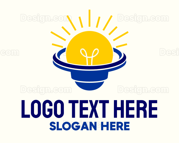 Lamp Idea Planet Logo