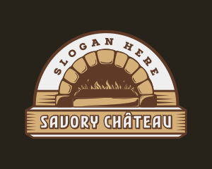 Flame Brick Oven logo design