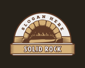 Flame Brick Oven logo design